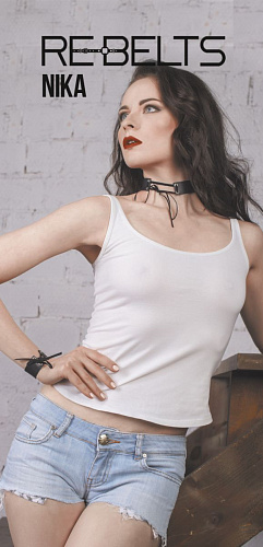 Браслет со шнуровкой Nika Black Rebelts 7725rebelts