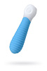 Голубой мини-вибратор с рёбрами S-HANDE MINI 2 SHD-050-2B (11,8 см)