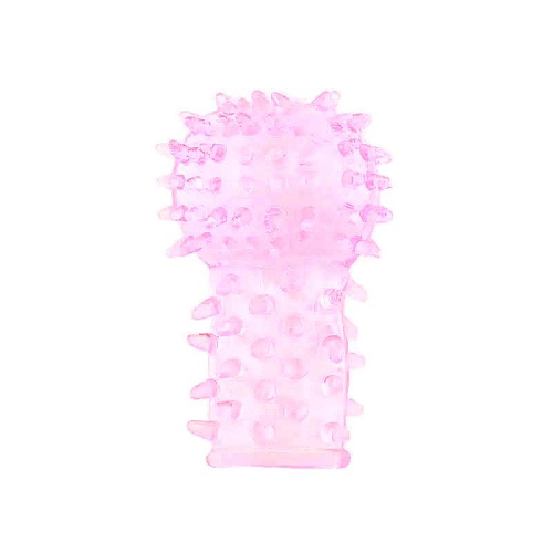 Голубая закрытая рельефная насадка на член Brazzers BRH006 (6 см)