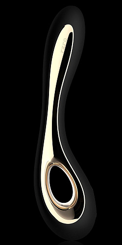 Чёрный вибратор Lelo Isla Black LEL1563 (22 см)