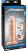 Телесный реалистичный фаллоимитатор с полостью Pipedream Silicone Hollow Extension PD4127-21