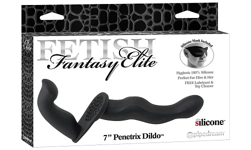 Женский чёрный безременной страпон Pipedream Penetrix Dildo PD4537-23 (15 см)