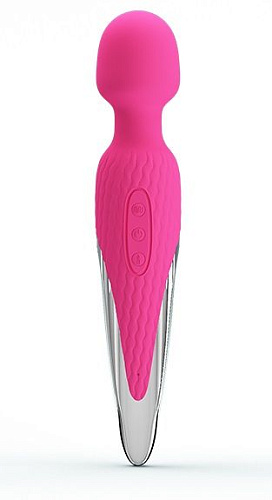 Розовый вибратор-жезл с функцией нагрева Baile Anton BI-014468-1