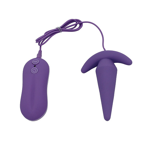 Фиолетовый анальный вибростимулятор RestArt Tower RA-305 (8,3 см)