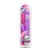 Фиолетовый вибромассажёр Blush Novelties Butterfly Stroker BL-29531 (29,8 см)
