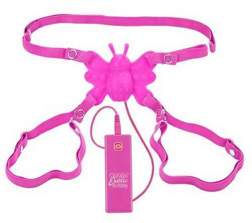 Розовая вибро-бабочка California Exotic Novelties BUTTERFLY LOVER SE-0601-85-3
