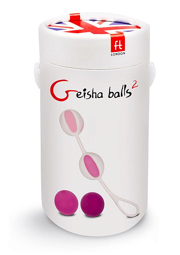 Розовые вагинальные шарики Fun Toys Geisha Balls 2 FT10202