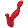Красный силиконовый вибростимулятор простаты ToyFa Proman 359001 (12,5 см)