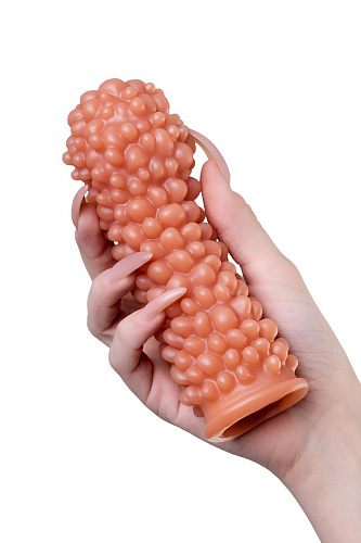 Телесная насадка с мягкими пузырьками KOKOS PS.005-L (16,5 см)