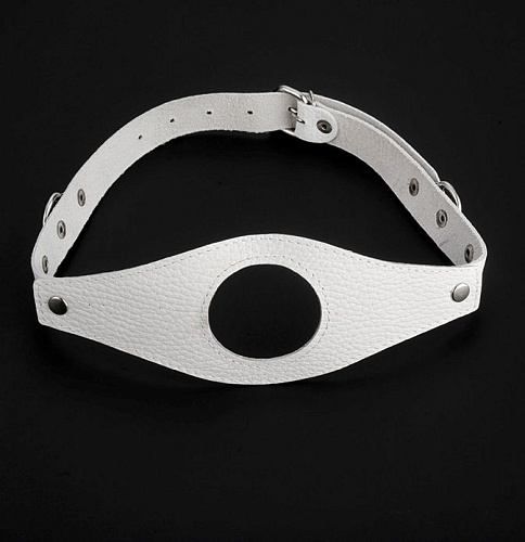 Белый кляп с отверстием Sitabella 3098-3