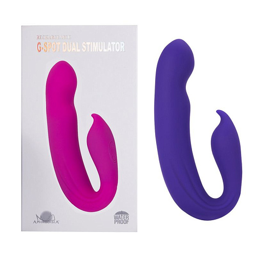 Фиолетовый вибратор Howells G-Spot Dual Stimulator 183313 purple (17,1 см)