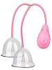 Прозрачная двойная автоматическая вакуумная помпа для груди Dream Toys BREAST ENLARGEMENT PUMP 21420