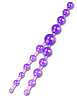 Фиолетовые анальные бусы Erotic Fantasy Crazy Pleasure EF-T014 (32 см)