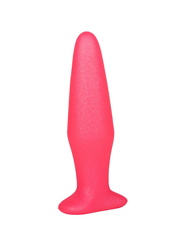 Розовая анальная пробка LOVETOY (А-Полимер) 433500 (14 см)