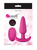 Розовая анальная вибропробка с пультом ДУ NS Novelties Luxe Zenith Wireless Plug Pink NSN-0208-74 (9,9 см)