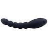 Чёрный анальный вибростимулятор Howells Lovers Beads 174211black (19 см)