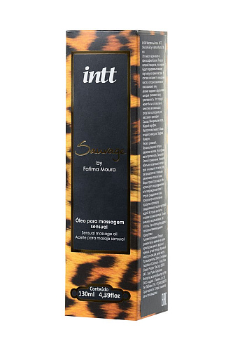 Массажное масло с возбуждающим эффектом INTT Sauvage LH08 (130 мл)