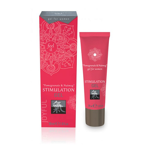 Возбуждающий интимный гель для двоих Shiatsu STIMULATION GEL Pomegranate Nutmeg 67210