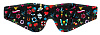 Чёрная маска Shots Media BV Printed Eye Mask Old School Tattoo Style OU449BLK