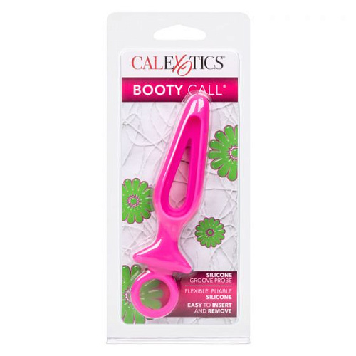 Розовая силиконовая пробка с прорезью California Exotic Novelties Silicone Groove Probe SE-0393-41-2 (10,25 см)