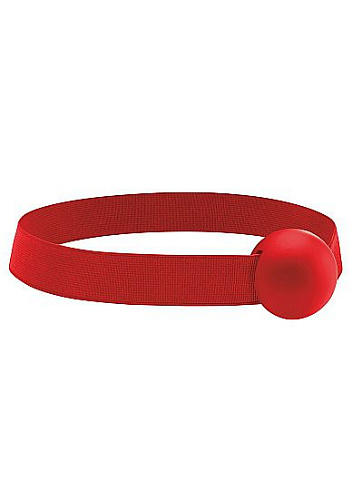 Красный кляп-шар Shots Media BV Elastic Ball Red OU120RED
