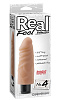 Реалистичный вибромассажёр телесного цвета Pipedream Real Feel Lifelike Toyz №4 PD1378-21 (14,6 см)