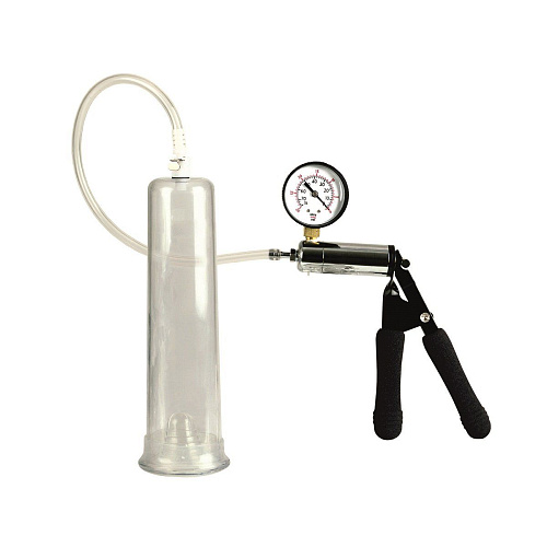 Прозрачная вакуумная помпа с монометром California Exotic Novelties COLT Vacuum Pump System SE-6790-00-2