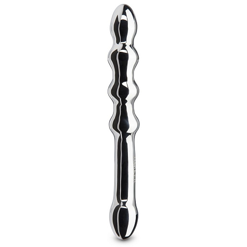 Стальной серебристый изогнутый стимулятор G-точки Fifty Shades of Grey DARKER DELICIOULSY DEEP STEEL G-SPOT DILDO FS-63950 (25,4 см)