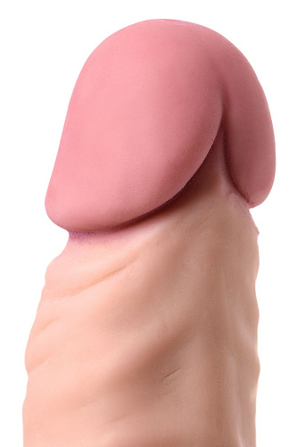 Телесный реалистичный мультискоростной вибратор A-toys 761051 (20,5 см)