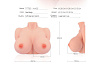 Мастурбатор-полуторс телесного цвета с пышным бюстом KOKOS TITTIES F_cup M10-00-07-3