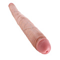 Двусторонний дилдо телесного цвета Pipedream 16 Tapered Double Dildo PD5517-21 (40,6 см)