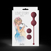 Набор бордовых вагинальных шариков Lola toys Love Story Diva 3012-02lola