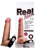Реалистичный вибратор телесного цвета с выносным блоком LOVETOY (А-Полимер) REAL Next №86 578613 (20,5 см)