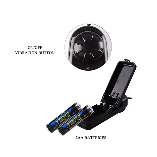 Полый страпон телесного цвета на чёрных трусиках с вибрацией и выносным пультом управления Baile BW-022039-1002 (17 см)