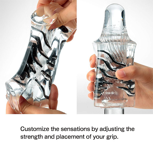 Прозрачный мастурбатор Tenga Crysta Leaf CRY-001