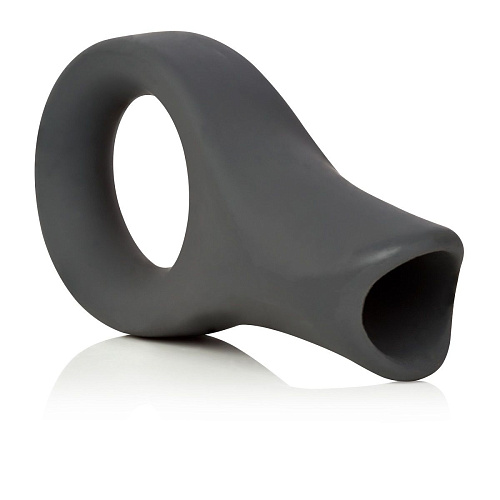 Серое виброкольцо California Exotic Novelties Embrace Couples Ring SE-4615-10-3