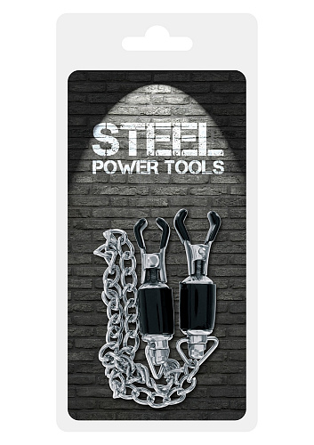 Металлические зажимы для сосков Steel Power Tools STRONG CHAIN 3000010334
