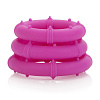 Набор розовых эрекционных колец California Exotic Novelties Posh Silicone Love Rings SE-1369-10-3
