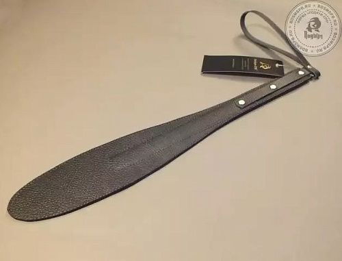 Чёрный кожаный спанкер Подиум «Лепесток» Р1605