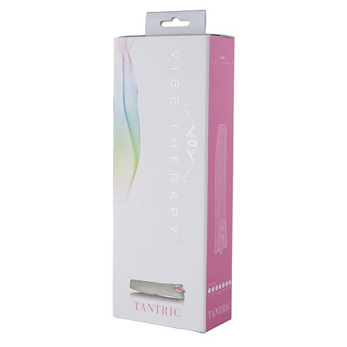 Белый силиконовый вибратор Vibe Therapy Tantric V02A1S013-W1 (17 см)