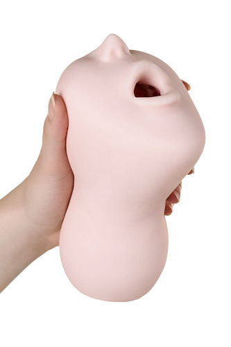 Ультра реалистичный мастурбатор-ротик телесного цвета Enjoy toys Sugofella ET-03