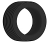 Чёрное эрекционное кольцо Shots Media BV No.42 Cockring SON042BLK