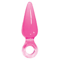 Розовая анальная пробка с кольцом NS Novelties Pleasures Plug Mini NSN-0501-14 (9 см)