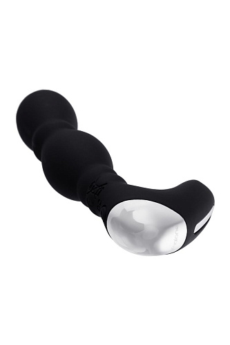 Чёрный вибромассажёр простаты Nalone Dragon CS-BO29