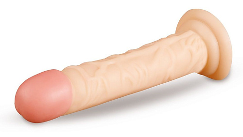Телесный фаллоимитатор без мошонки Brazzers DWS013 (21 см)