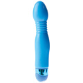 Голубой гибкий вибромассажер Pipedream Powder Puff Massager PD1980-14 (17,1 см)