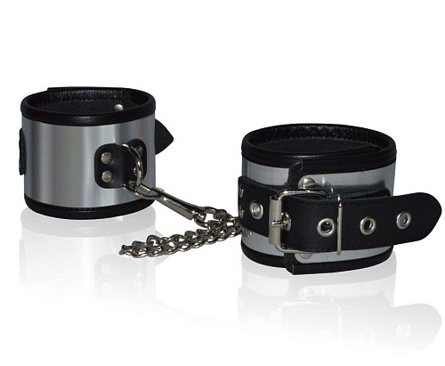 Кожаные оковы с металлическим блеском Sitabella 3162