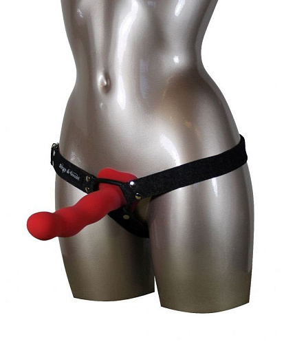 Чёрные трусики с кольцом для фиксации насадок Fun Factory HSBSB0004