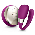 Лиловый вибромассажёр для пар с ДУ Lelo Tiani 3 Deep Rose LEL8227