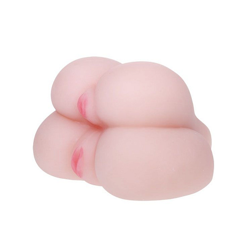 Мастурбатор с вибрацией телесного цвета Baile Two Passion Lady BM-009136